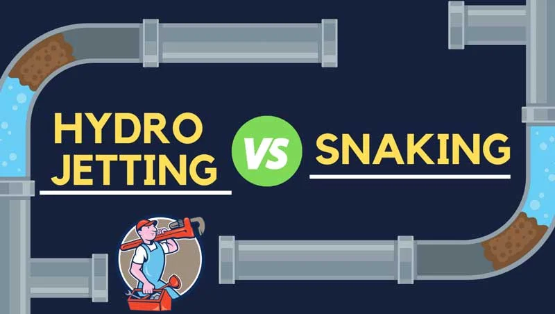 Hydro Jetting vs Drain Snaking Problems